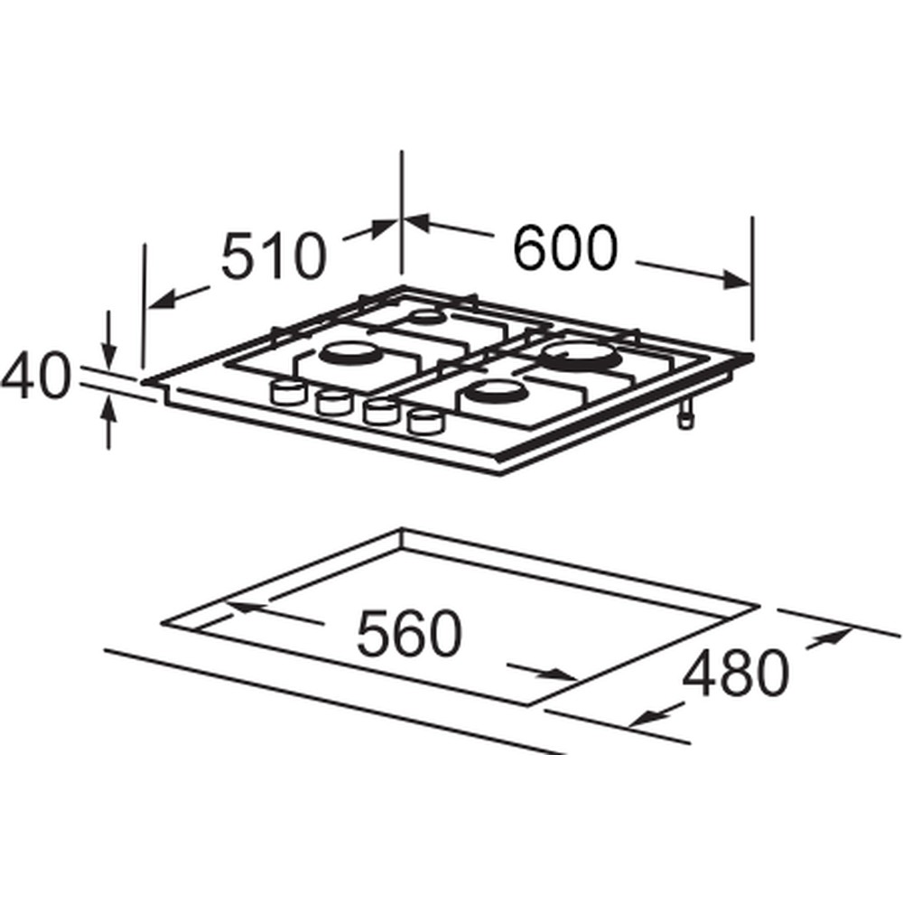 Варочная поверхность InterLine HGG 763 FGT BM FLAME - изображение 5