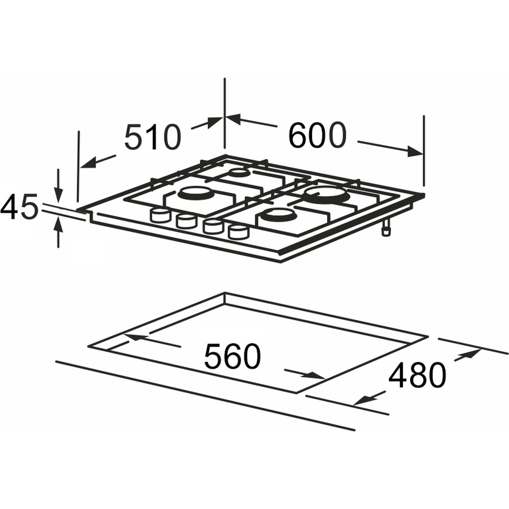 Варочная поверхность InterLine HGG 965 MGT BA - изображение 10