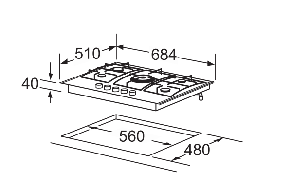 Варочная поверхность InterLine HGG 974 FGT BA - изображение 6