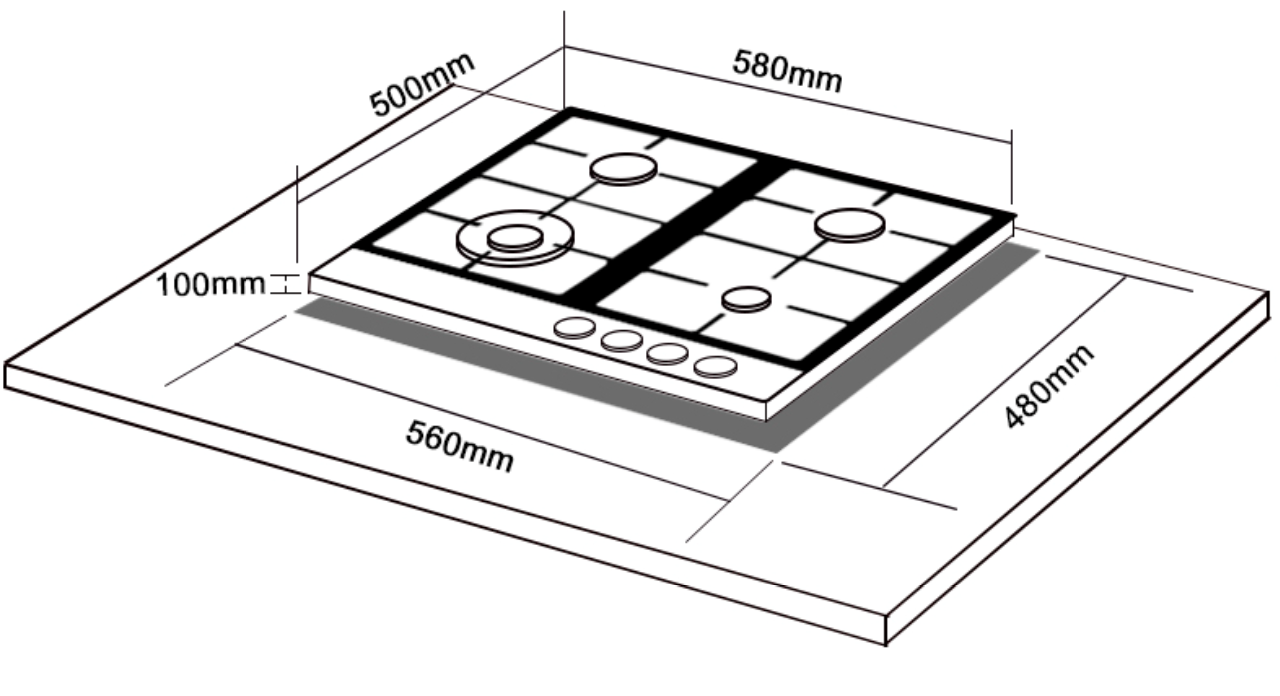 Варочная поверхность InterLine HGS 764 FGT XA - изображение 7