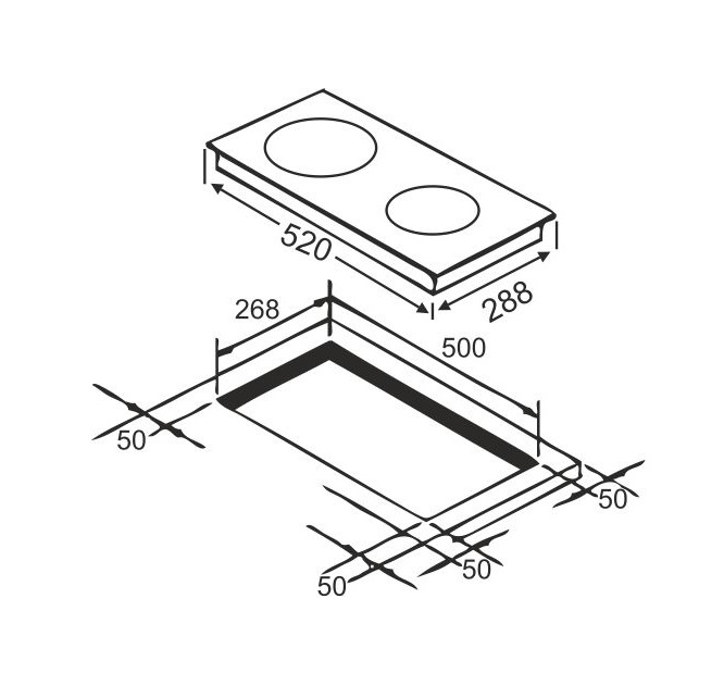 Варочная поверхность InterLine HHV 536 SPT BA - изображение 8