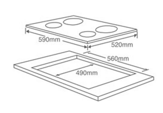 Варильна поверхня InterLine HIV 568 SAT BA - изображение 6