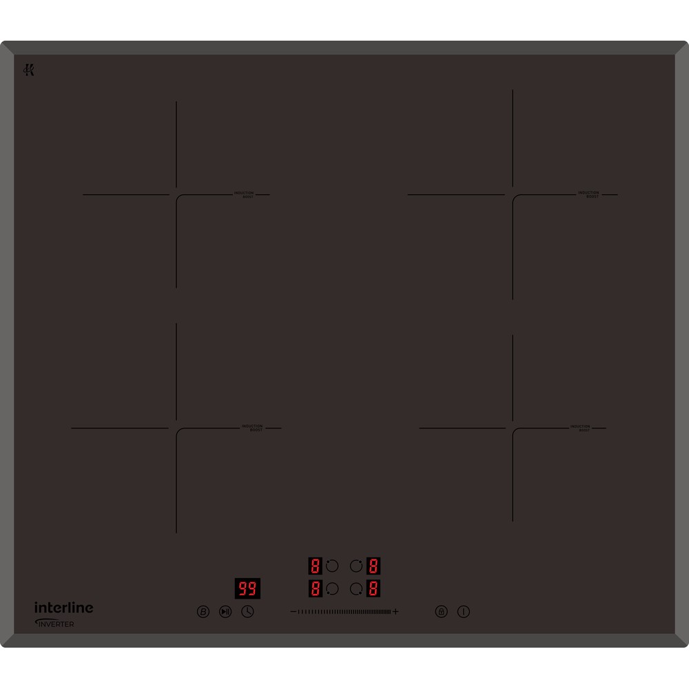 Варочная поверхность InterLine HIV 767 SIT BA Pure Black - изображение 2