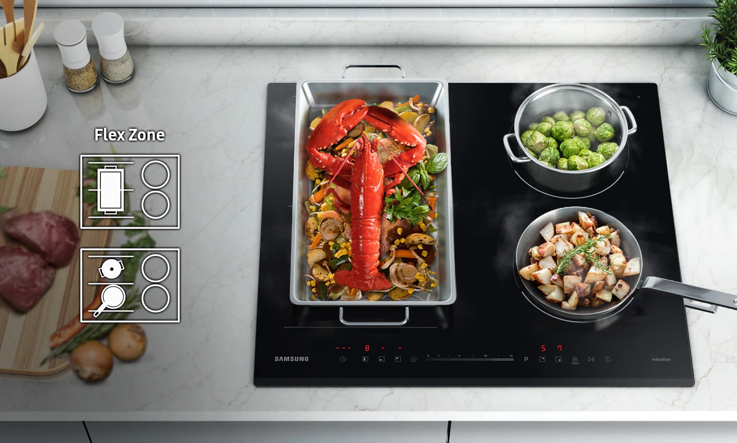 Варильна поверхня Samsung NZ64R3747BK/WT - изображение 9