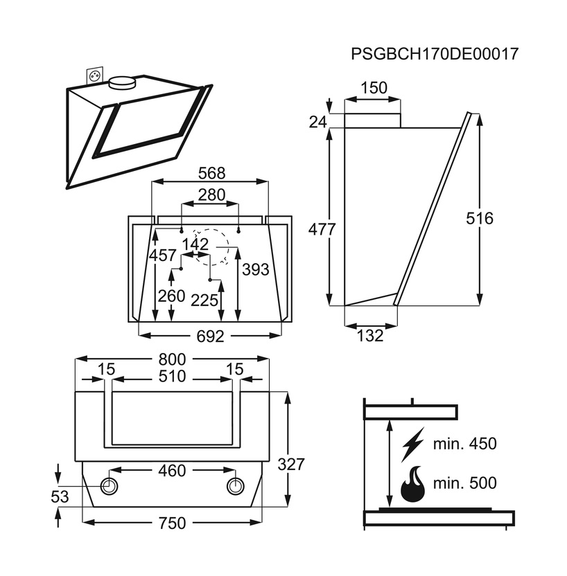 Вытяжка AEG DVB3850B - изображение 6