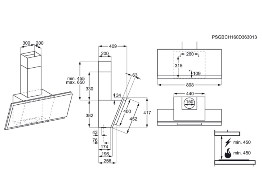 Вытяжка AEG DVB5960HB - изображение 8
