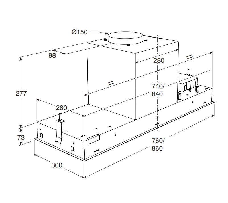 Витяжка Asko CBB861S - изображение 5
