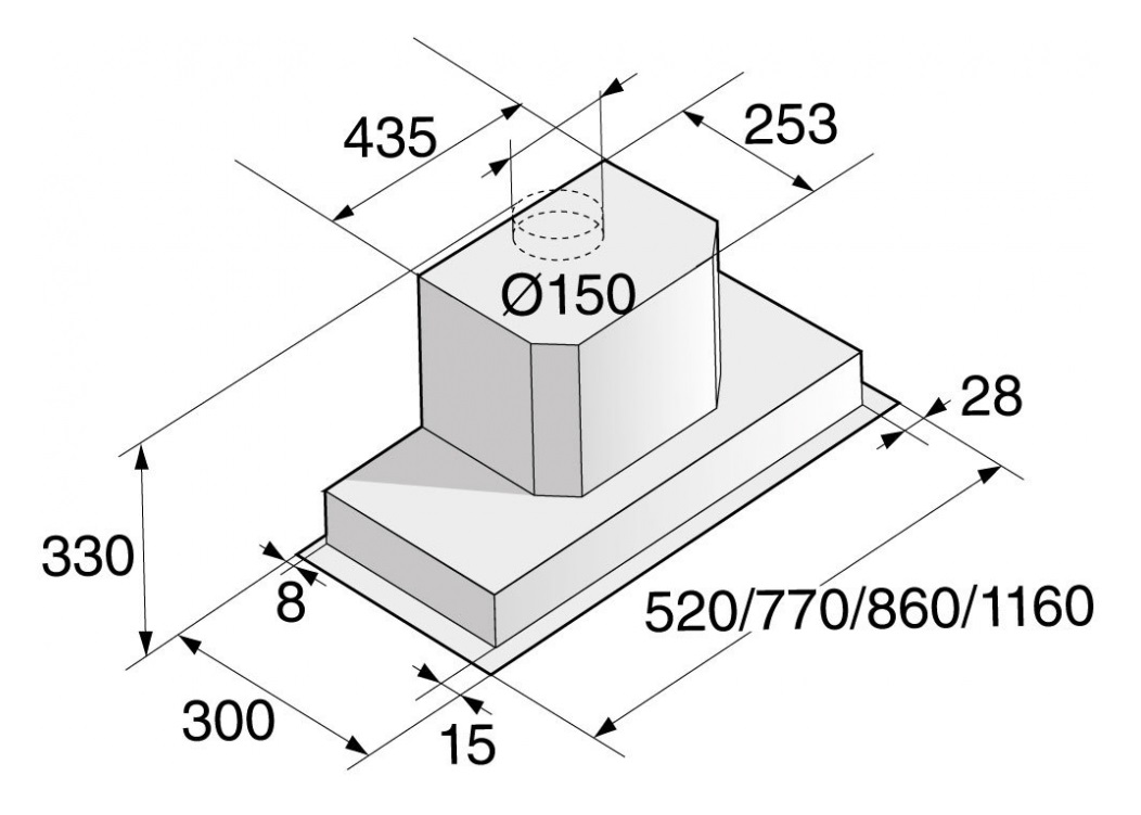 Витяжка Asko CC4927S - изображение 3