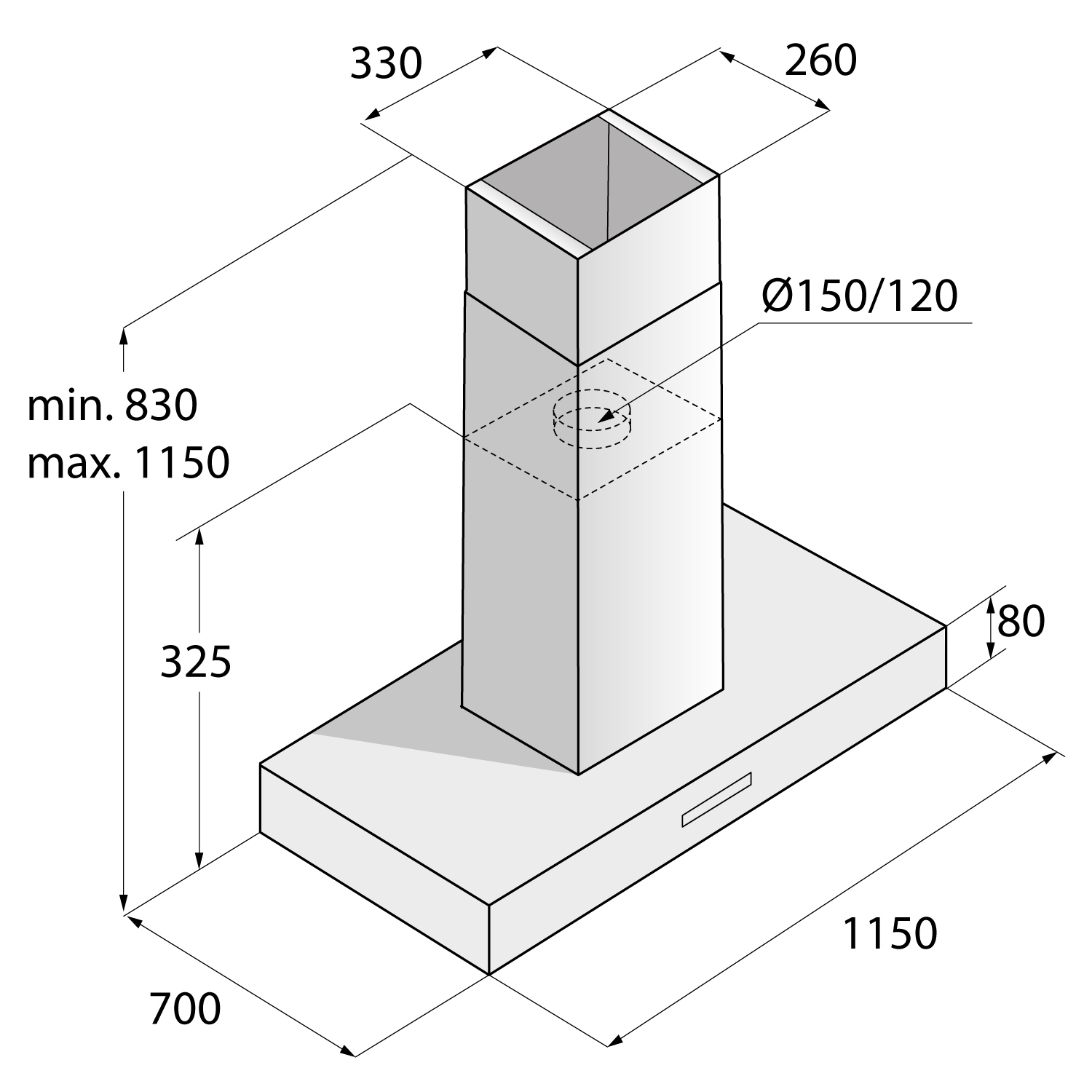 Вытяжка Asko CI41236S - изображение 4