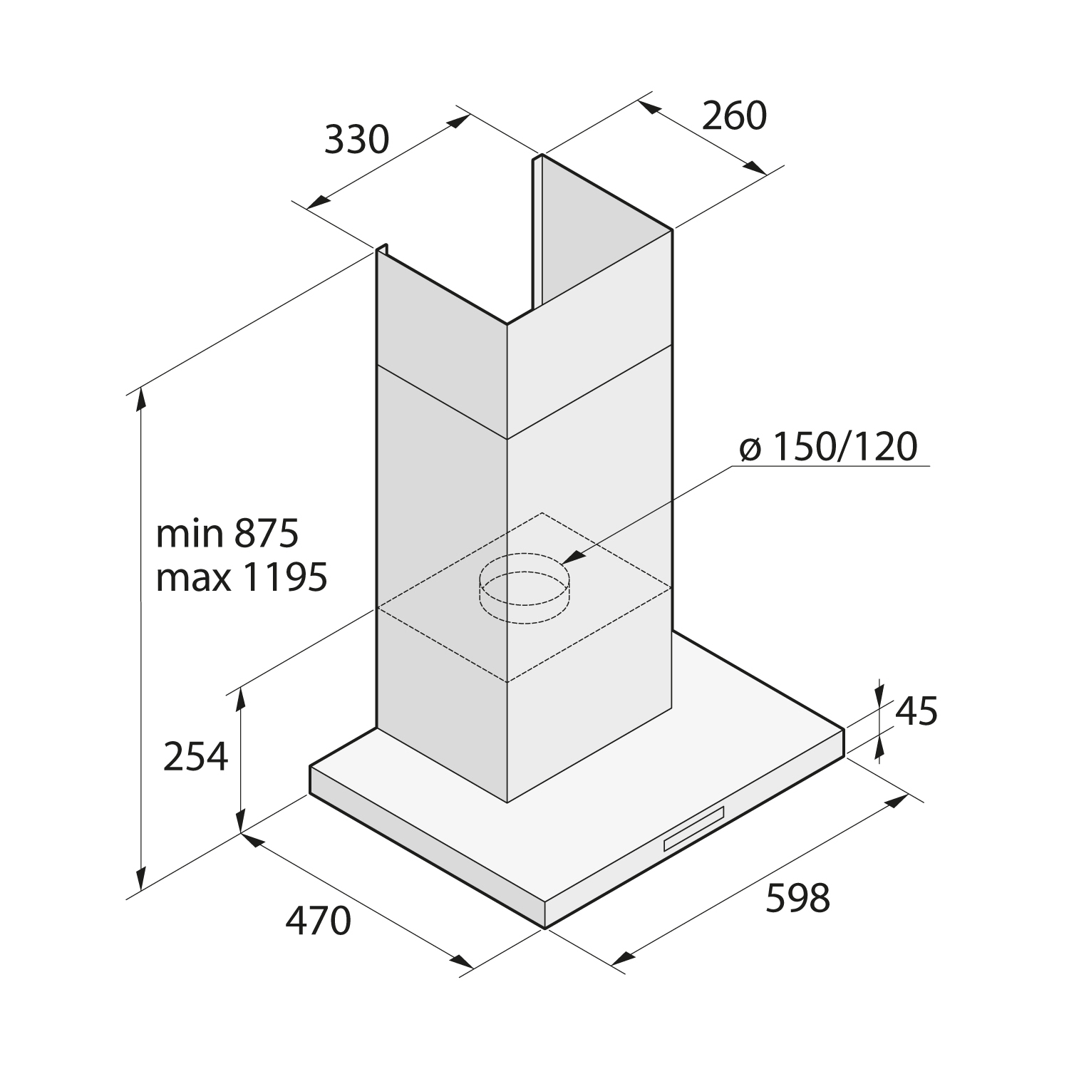 Витяжка Asko CW4634S - изображение 3