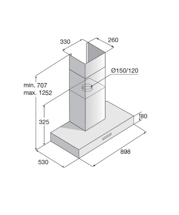 Витяжка Asko CW4936S - изображение 3