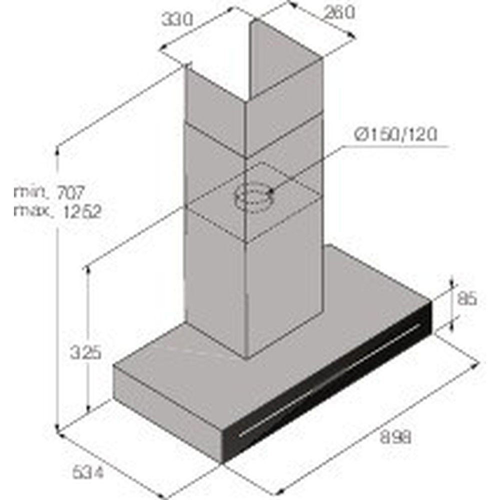 Витяжка Asko CW4938GGC - изображение 6