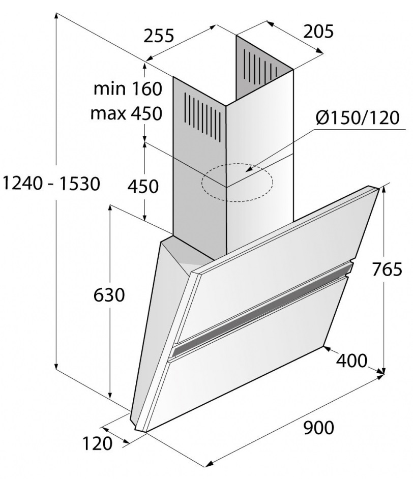 Витяжка Asko CW4985S - изображение 2