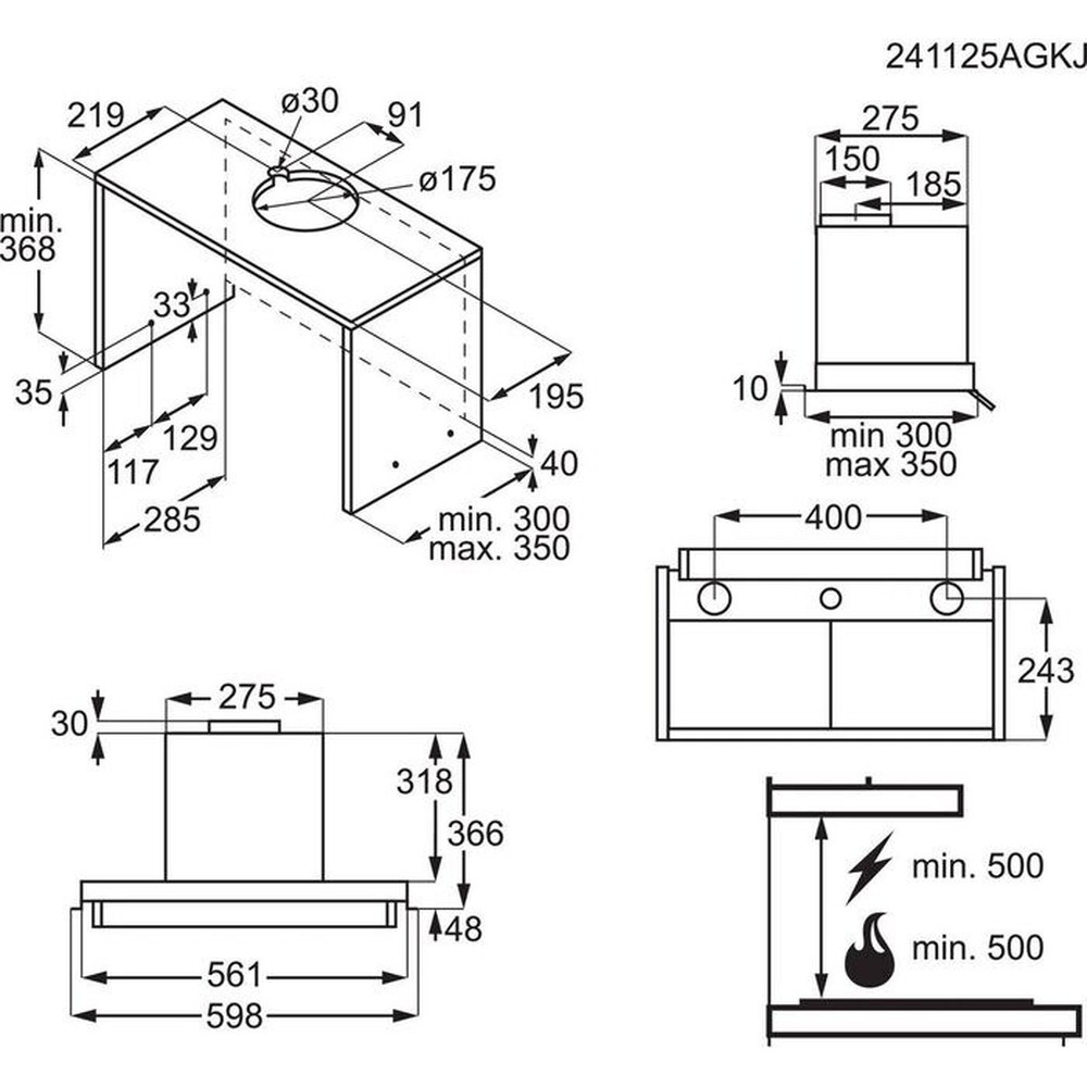 Витяжка Electrolux LFP516K - изображение 6