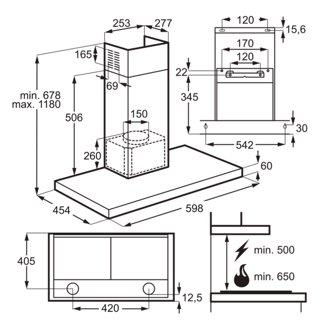 Вытяжка Electrolux LFT766X - изображение 6