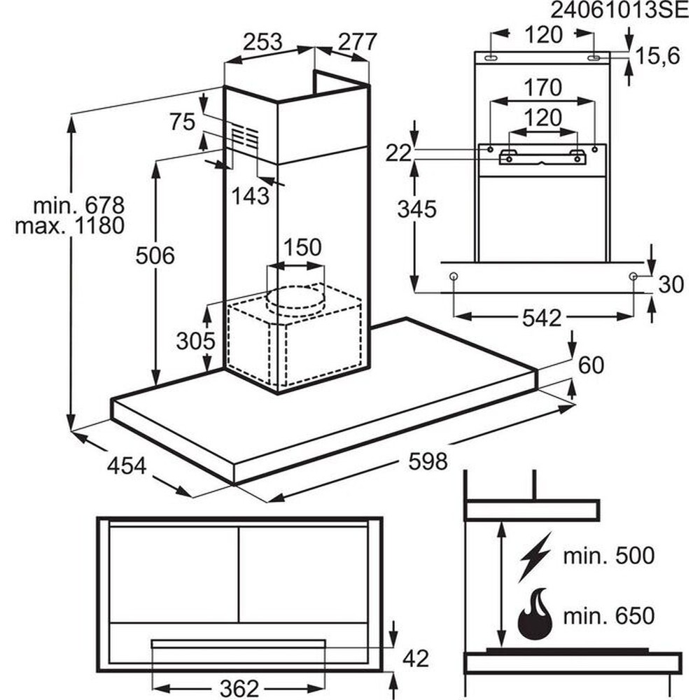Вытяжка Electrolux LFT826X - изображение 8
