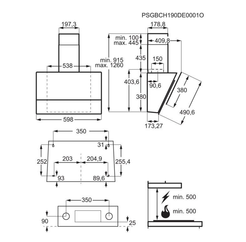 Вытяжка Electrolux LFV616Y - изображение 9