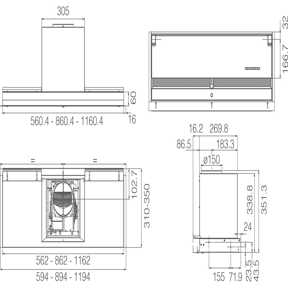 Витяжка Elica BOX IN NO DRIP IX/A/90 - изображение 10