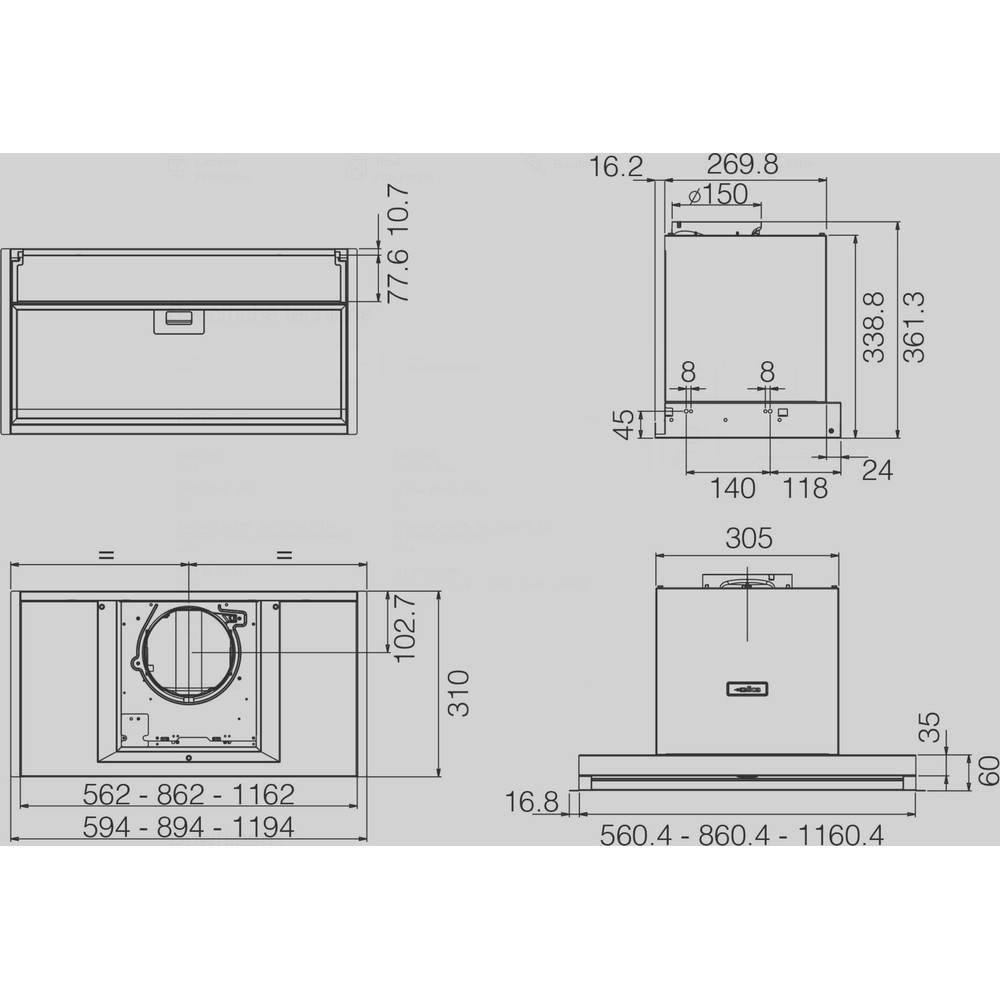 Вытяжка Elica BOXIN ADVANCE @ IX/A/60 - изображение 6