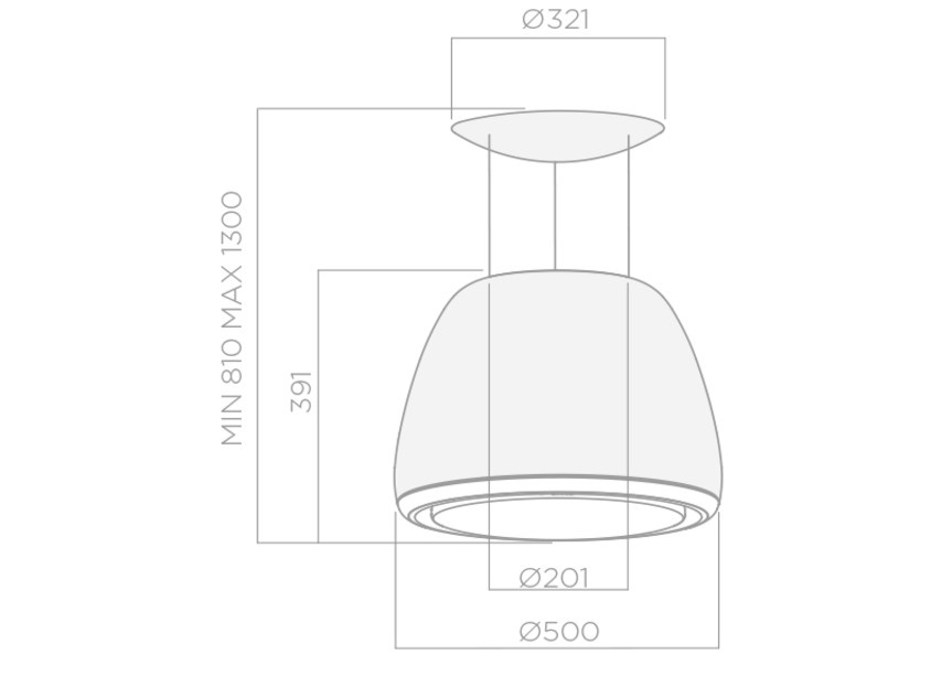 Витяжка Elica EDITH CLASSIC/F/50 - изображение 5