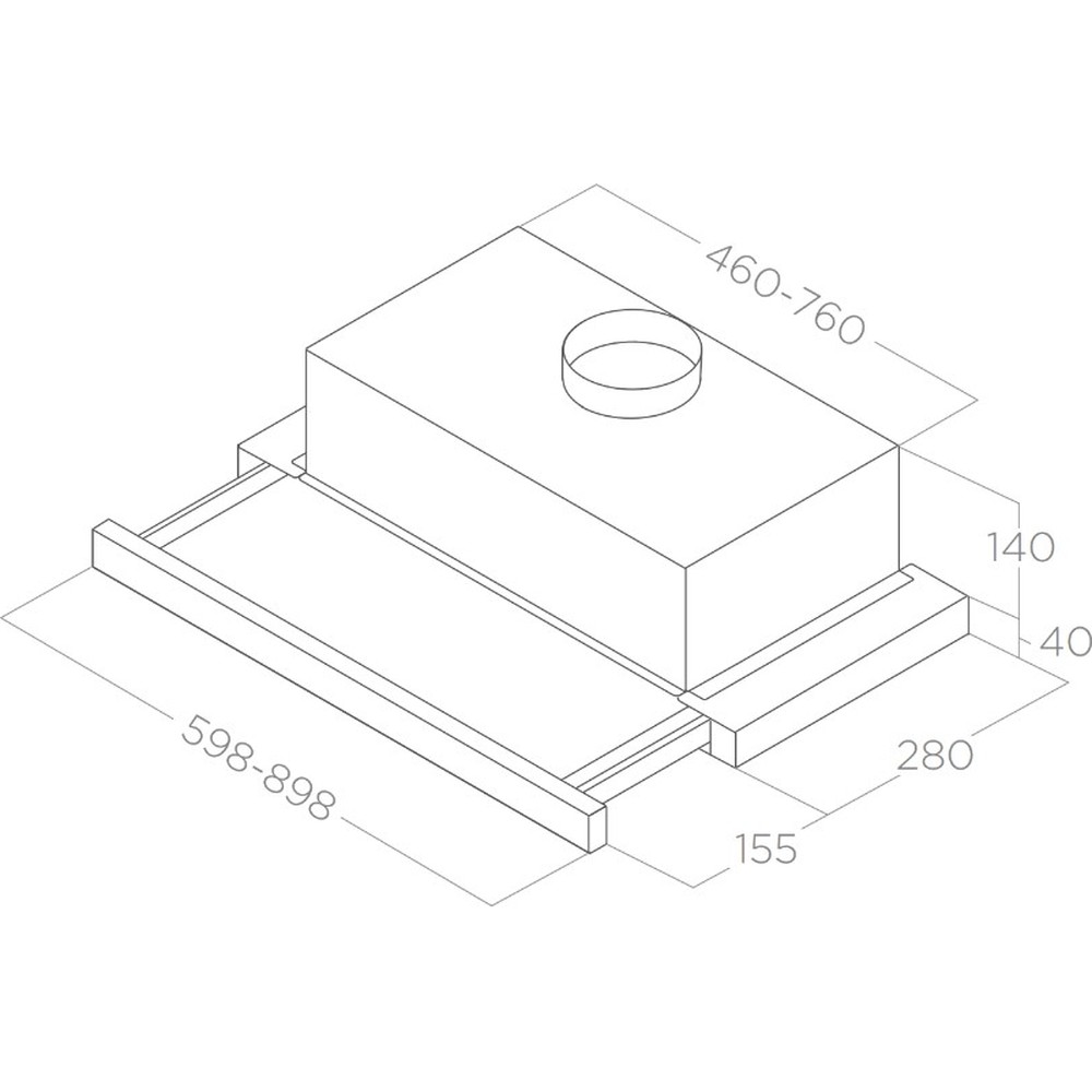 Витяжка Elica ELITE 14 LUX BLGB/A/60 - изображение 2