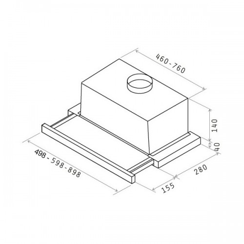 Витяжка Elica ELITE 14 LUX GRIX/A/60 - изображение 3