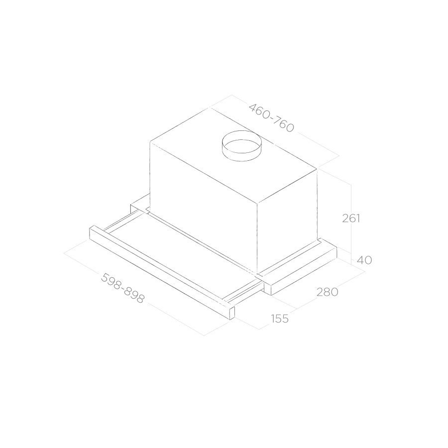 Витяжка Elica ELITE 26 IX/A/60/VT - изображение 3