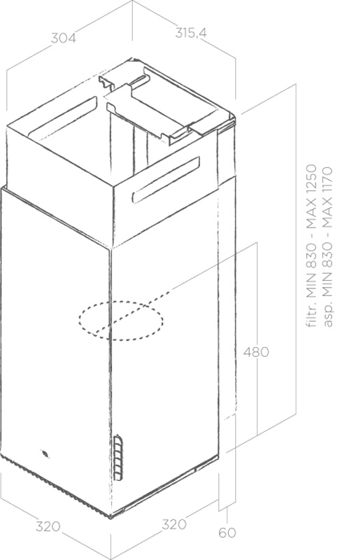 Витяжка Elica HAIKU BL/A/32 - изображение 4