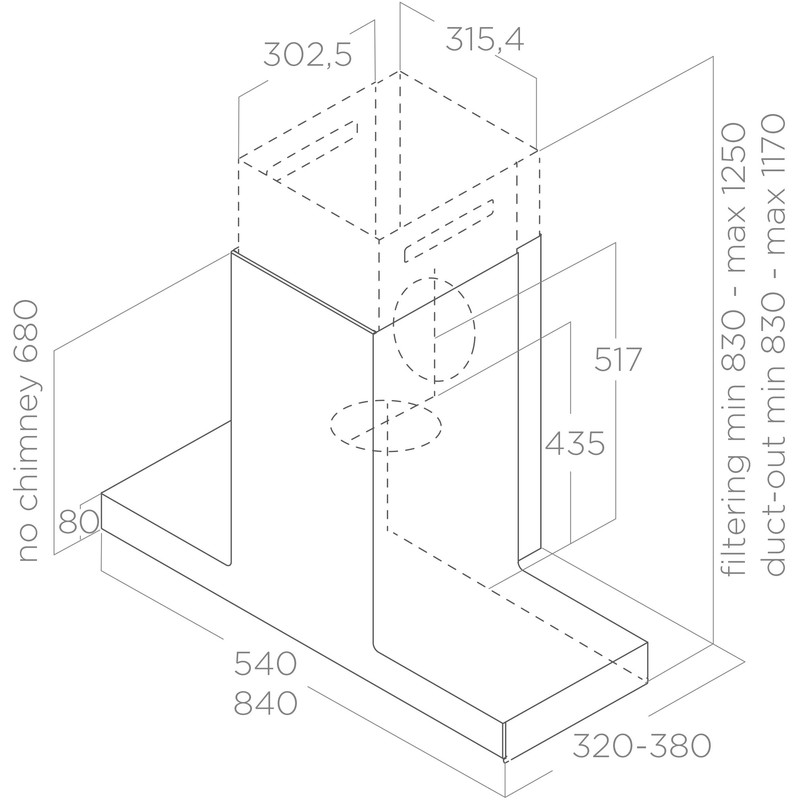 Витяжка Elica HAIKU DRY @ BLRO/A/60 - изображение 2
