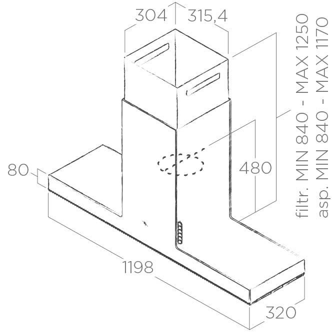 Вытяжка Elica HAIKU ISLAND WH/A/120 - изображение 5