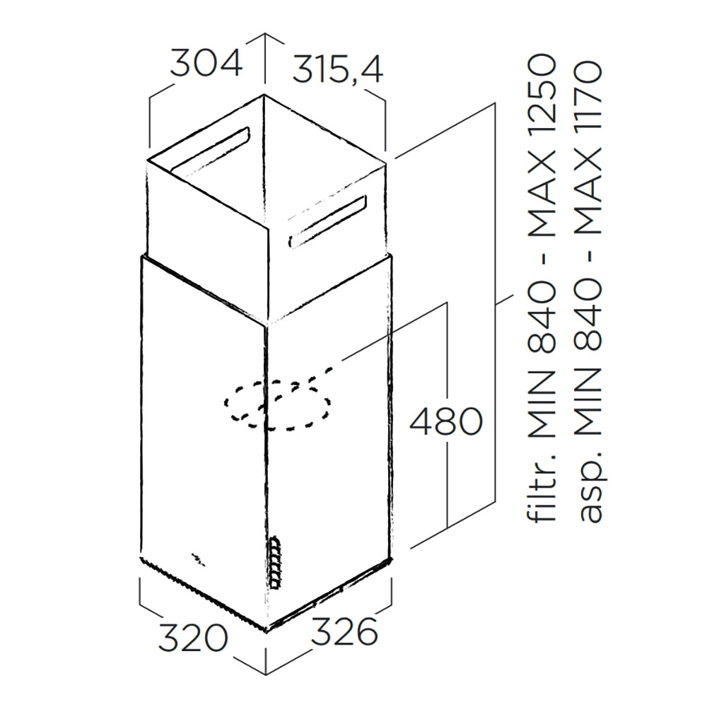 Витяжка Elica HAIKU WH/A/32 - изображение 6