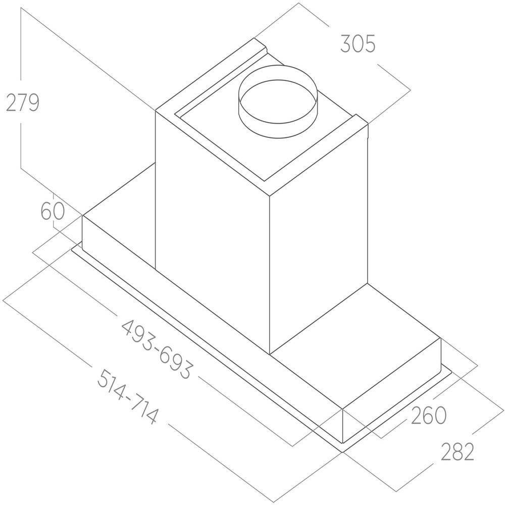 Витяжка Elica HIDDEN ADVANCE PLUS @ IX/A/72 - изображение 4