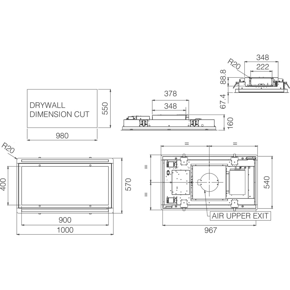 Витяжка Elica HILIGHT-X H30 IX/A/100 - изображение 6