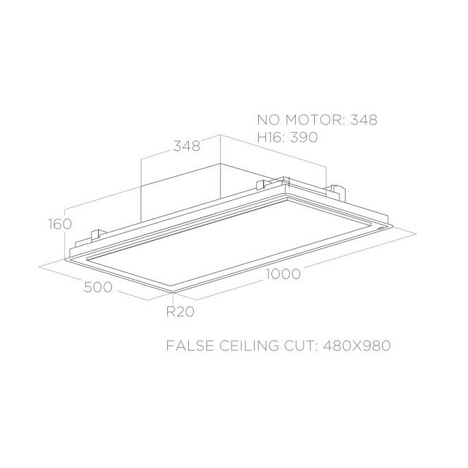 Вытяжка Elica ILLUSION NO MOTOR WH/A/100 - изображение 3