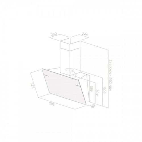 Витяжка Elica LESSENZA BL/A/90 - изображение 6