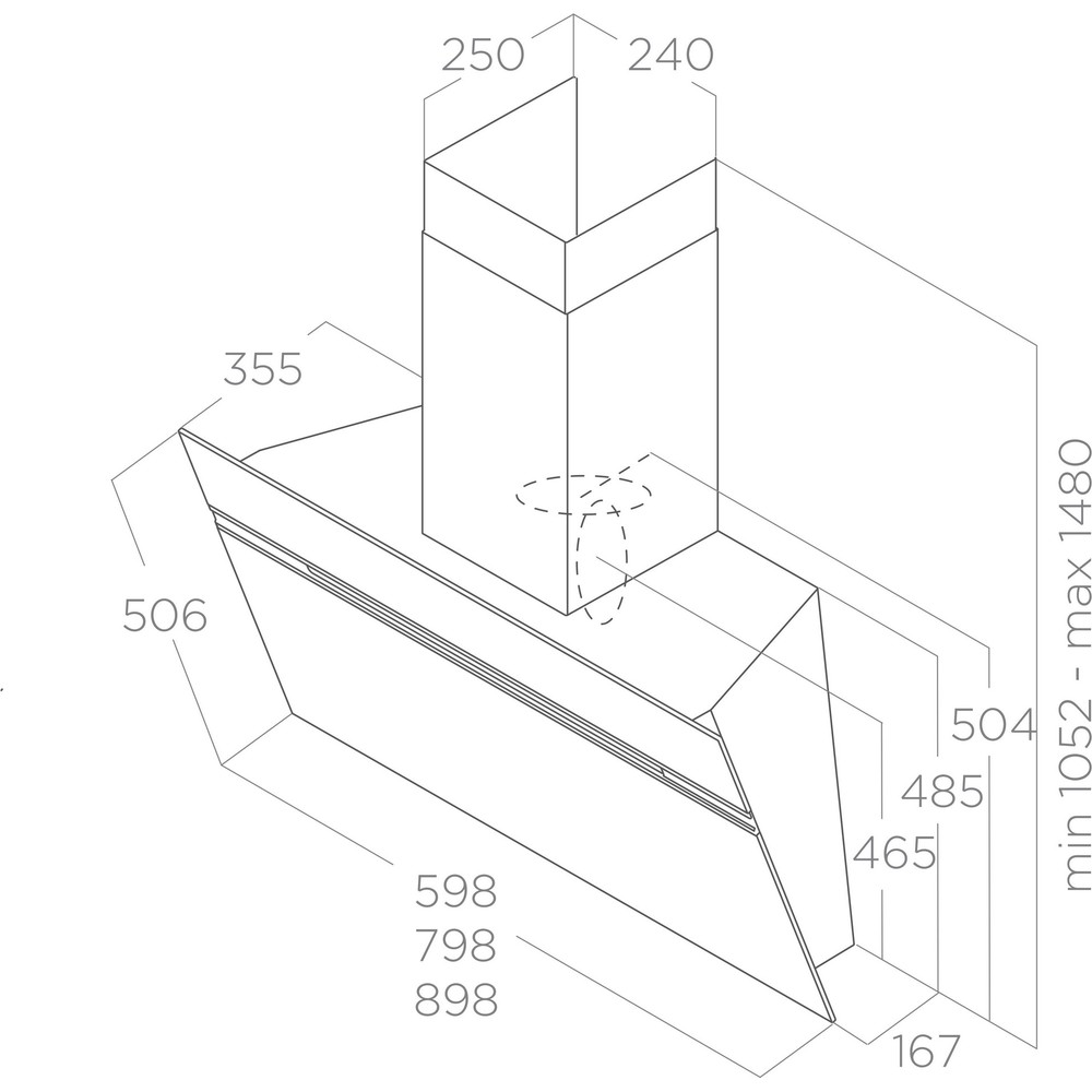 Витяжка Elica NEAT @ BL/A/90 - изображение 2