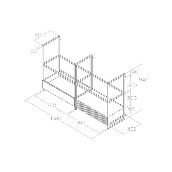 Витяжка Elica OPEN SUITE BL/F/160 - изображение 5