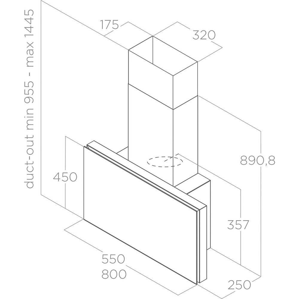 Витяжка Elica PLAT @ BL/F/55 - изображение 4