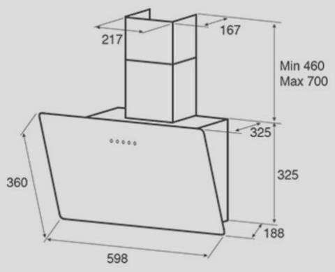 Вытяжка Elica SHADE BL/A/60 - изображение 4
