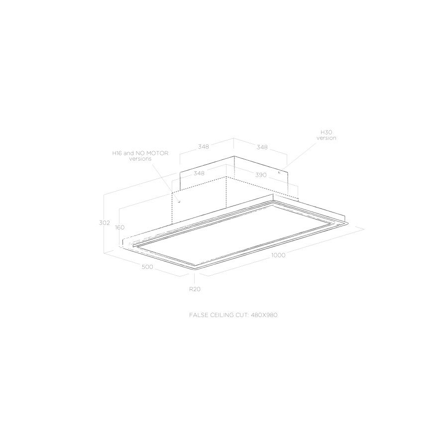 Витяжка Elica SKYDOME H30 A/100 - изображение 3