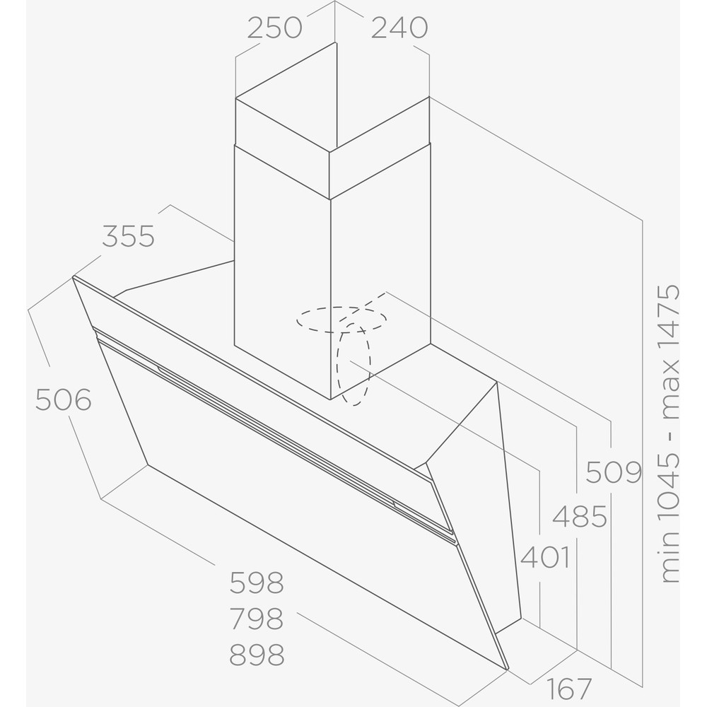 Вытяжка Elica STRIPE @ BL/A/90 - изображение 2
