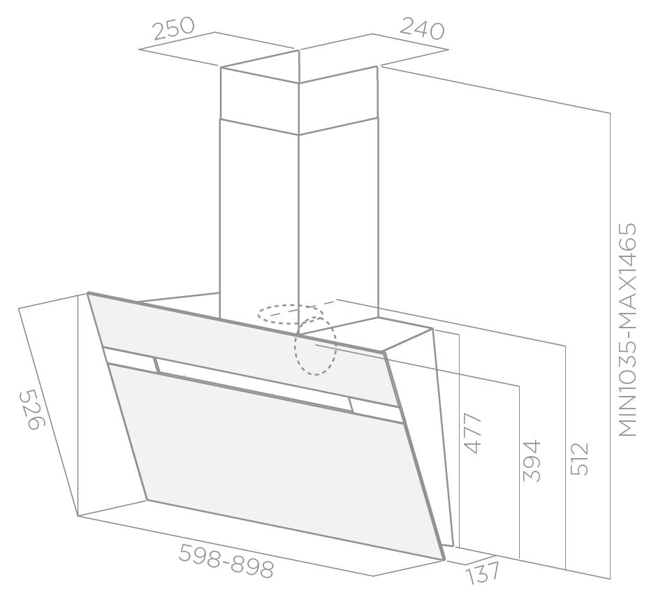 Витяжка Elica STRIPE IX/60/A/LX - изображение 8