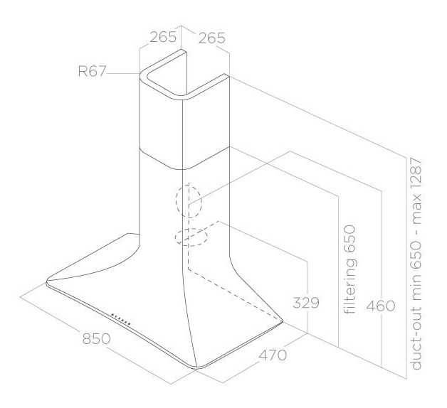 Витяжка Elica SWEET CAST IRON/A/85+CAM - изображение 4