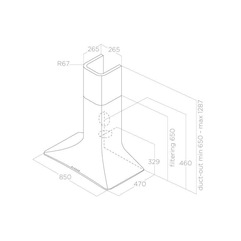 Витяжка Elica SWEET COPPER/A/85+CAM - изображение 5