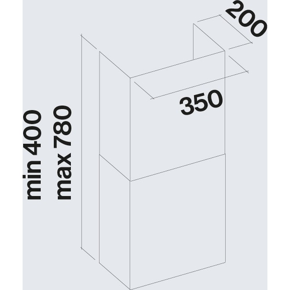 Вытяжка Falmec FUSION 85 Black Satin Glass (800) - изображение 10