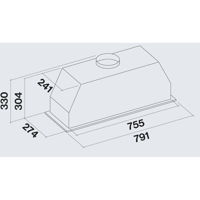 Витяжка Falmec GRUPPO INCASSO PRO PLUS 80 - изображение 3