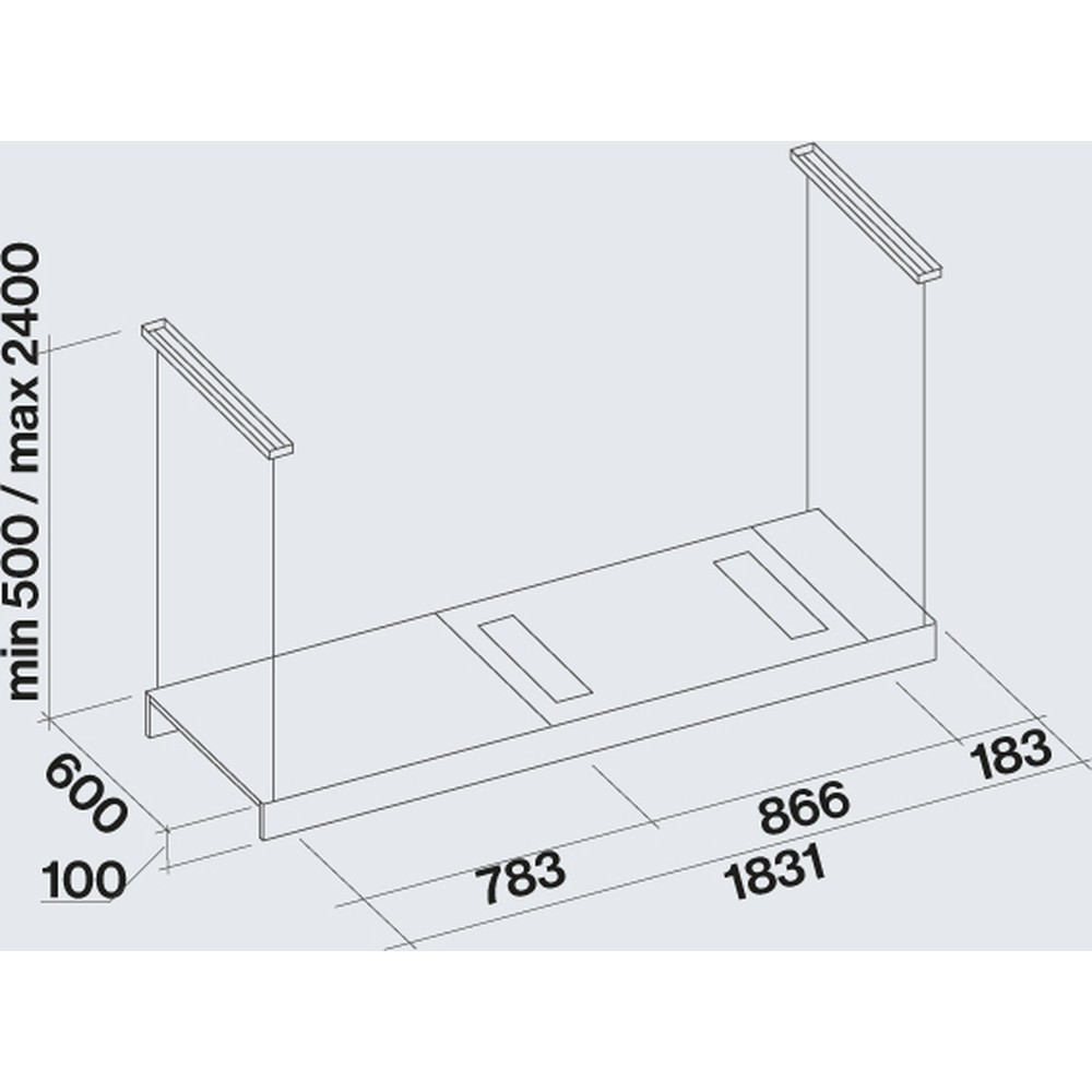 Витяжка Falmec LIGHT 180 BRONZE - изображение 7