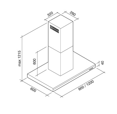 Витяжка Falmec LUMEN 120 - изображение 4