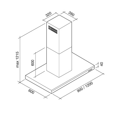 Витяжка Falmec LUMEN 90 - изображение 4