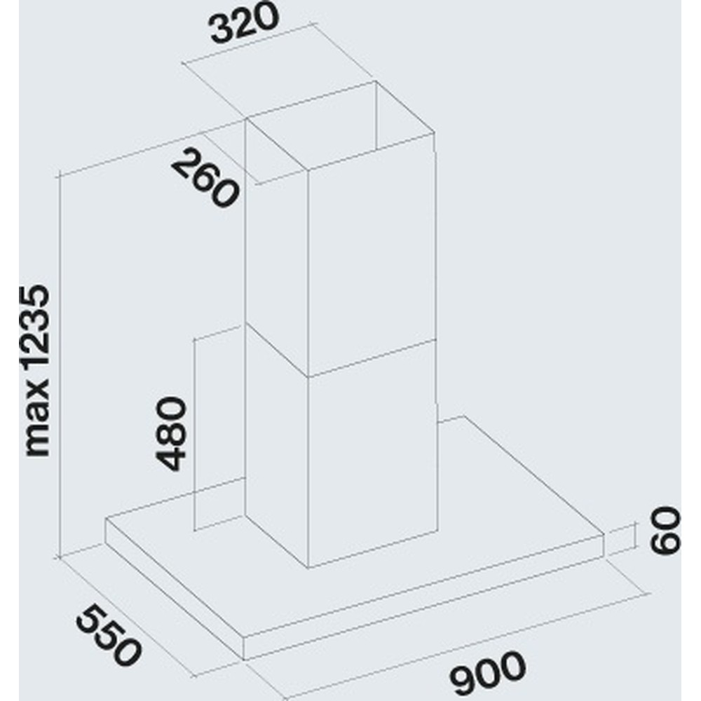 Вытяжка Falmec PLANE Plus 90 Black (800) - изображение 2